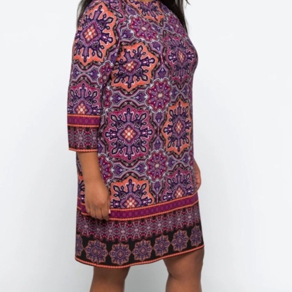 Women’s WISP ANAISEY JERSEY DRESS SIZE 16W EUC Stitch Fix Exclusive - Picture 3 of 7